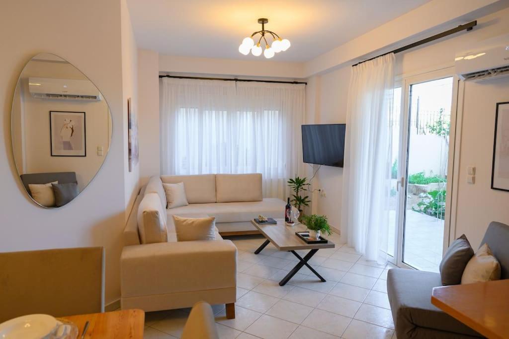 Balo Garden View Airport Flat Apartment Nea Alikarnassos ภายนอก รูปภาพ